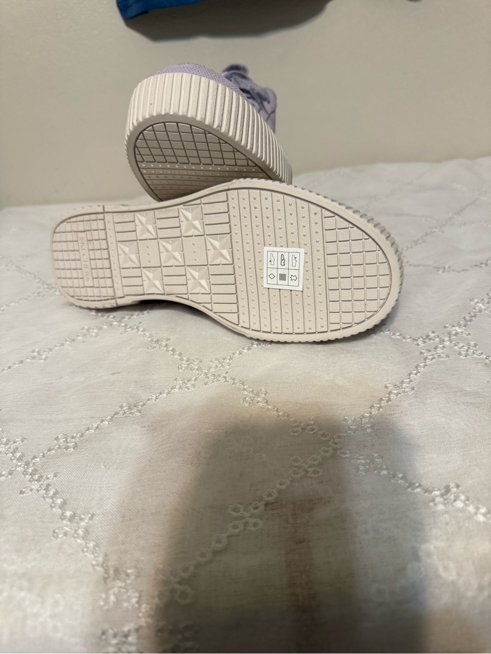 Skechers Lavender Court & Classics High-Top Sneakers - Picture 4 of 5